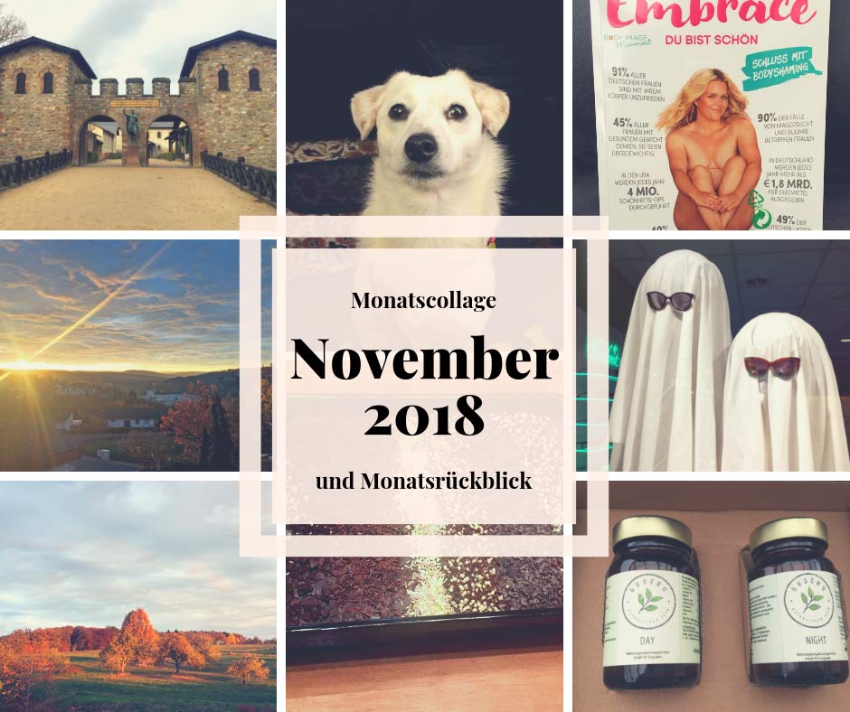 Die Saalburg im November 2018 - Monatscollage und Monatsrückblick